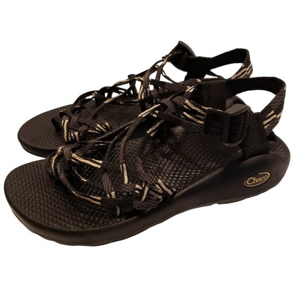 Chaco Shoes - Chaco ZX/3 Zx3 Classic Scatter J106592 Black/White Sport Sandals Womens Size 7